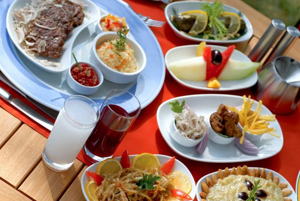 Turkish dinner table rakı şalgam