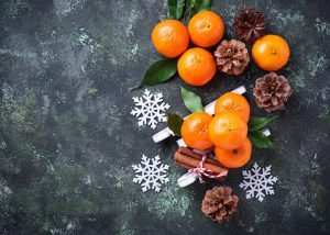 christmas new year orange
