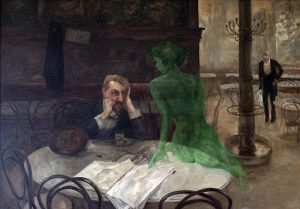 The Absinthe Drinker, Viktor Oliva