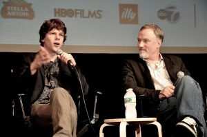 Jesse Eisenberg ve David Fincher