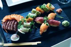 karışık sushi tabağı