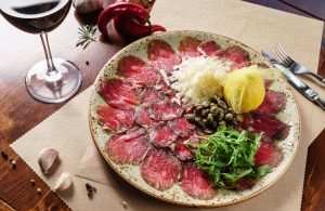 meat carpaccio
