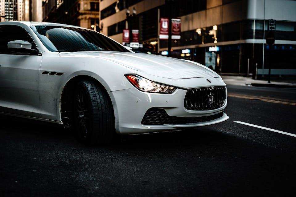 maserati white modern