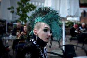 punk gothic mohawk