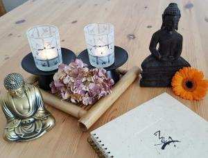 buda mum lotus defter çiçek