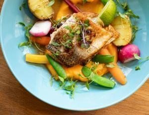 keto diyet balık salata
