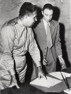 Leslie Groves & Robert Oppenheimer