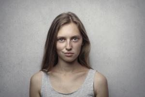 woman smiling