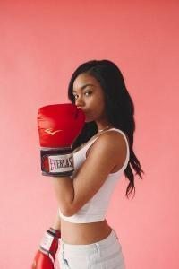 woman boks