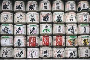 sake fıçıları