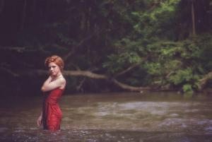 redhead woman