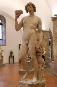 Baküs, 1496 – 97, Mermer, 203 cm, Museo Nazionale del Bargello, Floransa