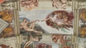 sistine şapeli yaradılış