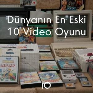 dünyanın en eski video oyunları