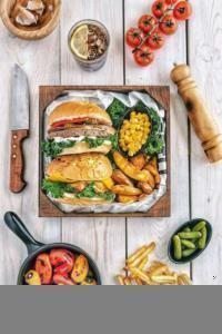hamburger fast food