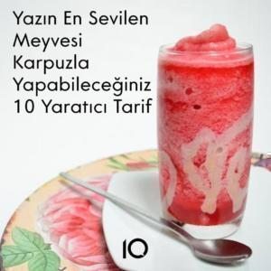 karpuz ile yapılabilecek yiyecek ve içecekler