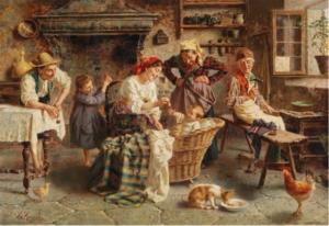 A Happy Family, Eugenio Eduardo Zampighi