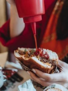 ketçap hamburger