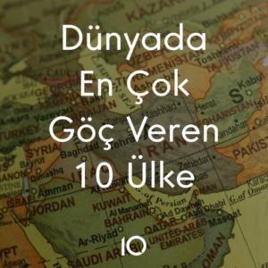 en çok göç veren ülkeler