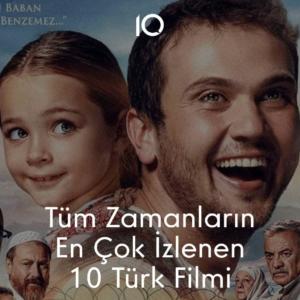 tüm zamanların en çok izlenen türk filmleri