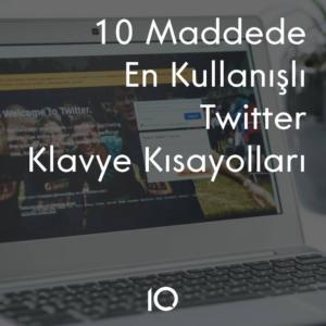 twitter kısayolları