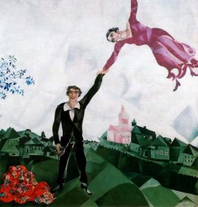 Marc Chagall the promedade