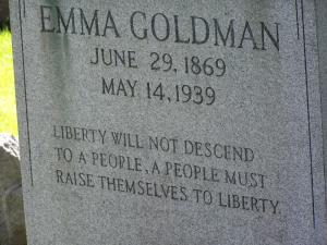 Emma Goldman mezarı