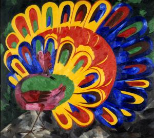 Natalia Gontcharova, Peacock in the bright sun, 1911