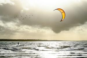 kitesurfing